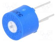 Potentiometer: mounting; horizontal,multiturn; 2kΩ; 0.5W; THT BOURNS