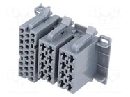 Connector housing; plug; ISO; PIN: 36 4CARMEDIA