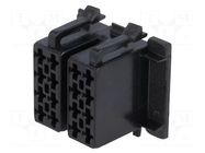 Connector housing; plug; ISO; PIN: 16 4CARMEDIA