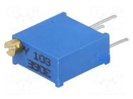 Potentiometer: mounting; multiturn; 10kΩ; 500mW; THT; ±10%; linear BOURNS