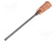 Needle: steel; 1.5"; Size: 15; straight; 1.37mm; Mounting: Luer Lock FISNAR