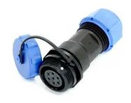 CIRCULAR CONN, RCPT, 7POS, CABLE