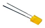 LED, SUPER AMBER, 130MCD, 605NM, 2 X 5MM