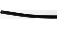 HEAT SHRINK TUBING, 9.525MM ID, PO, BLACK, PK OF 16 6" (152.4MM) PCS