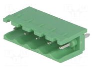 Pluggable terminal block; 5mm; ways: 5; straight; socket; male DEGSON ELECTRONICS