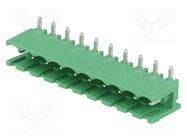 Pluggable terminal block; 5mm; ways: 10; angled 90°; socket; male DEGSON ELECTRONICS