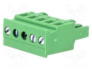 Pluggable terminal block; 5.08mm; ways: 5; angled; plug; female DEGSON ELECTRONICS