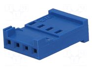 Connector: wire-board; plug; female; PIN: 4; HE14; straight; crimped TE Connectivity