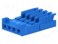 Connector: wire-board; plug; female; PIN: 4; HE14; IDC; for cable TE Connectivity