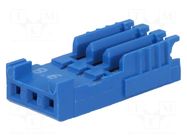 Connector: wire-board; plug; female; PIN: 3; HE14; IDC; for cable TE Connectivity