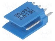 Connector: wire-board; socket; male; HE14; 2.54mm; PIN: 4; THT; 3A TE Connectivity