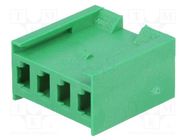 Connector: wire-board; plug; female; AMPMODU MOD I; 3.96mm; PIN: 4 TE Connectivity