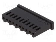 Connector: wire-board; plug; female; PIN: 10; AMPMODU MOD II; 1x10 TE Connectivity