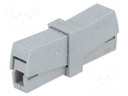 Quick splice; 24A; 400V; spring clamp; 0.5÷2.5mm2; quick splice WAGO