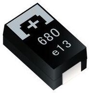 CAP, 680UF, 2.5V, TANT, POLYMER, CASE D