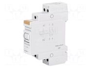 Relay: installation; monostable; NO x2; Ucoil: 12VAC; 22.22; 20A FINDER