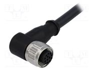 Connector: M12; plug; PIN: 12; female; A code-DeviceNet / CANopen HARTING