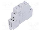 Relay: installation; bistable,impulse; NO; Ucoil: 24VAC; 16A; IP20 FINDER