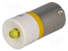 LED lamp; yellow; BA9S; 28VDC; 28VAC CML INNOVATIVE TECHNOLOGIES
