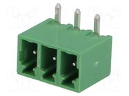 Connector: pluggable terminal block; socket; male; 7A; 250V; PIN: 3 DEGSON ELECTRONICS