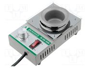 Device: soldering pot; 200W; 200÷450°C; 50mm; 230VAC; Plug: EU MCP