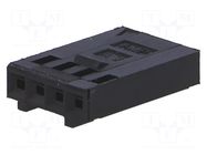 Connector: wire-board; plug; female; PIN: 4; AMPMODU MOD IV; 2.54mm TE Connectivity