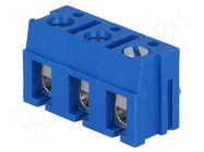 Connector: PCB terminal block; terminal; 10A; 300V; straight; blue DEGSON ELECTRONICS