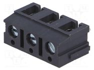 PCB terminal block; angled 90°; 7.5mm; ways: 3; on PCBs; 2.5mm2 DEGSON ELECTRONICS