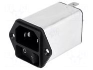 Connector: AC supply; socket; male; 10A; 250VAC; C14 (E); DC12 SCHURTER