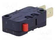 Microswitch SNAP ACTION; 16A/250VAC; 10A/30VDC; without lever OMRON Electronic Components