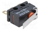 Microswitch SNAP ACTION; 2A/125VAC; 2A/30VDC; with lever; SPDT OMRON Electronic Components