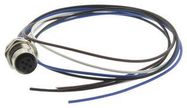 SENSOR CORD, 4P M12 RCPT-FREE END, 500MM