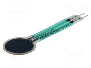 Sensor: pressure; Range: 0,2÷100N; Features: self-adhesive; 1mA IEE