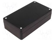 Enclosure: multipurpose; X: 84mm; Y: 154mm; Z: 42mm; ABS; black KRADEX