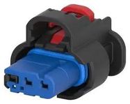 AUTOMOTIVE HOUSING, RCPT, 3POS, BLUE