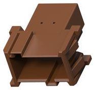 AUTOMOTIVE HOUSING, PLUG, 6POS, BROWN