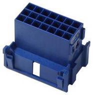 AUTOMOTIVE HOUSING, PLUG, 21POS, BLUE