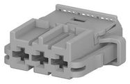 AUTOMOTIVE HOUSING, RCPT, 3POS, GREY