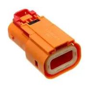 AUTOMOTIVE HOUSING, PLUG, 2POS, ORANGE