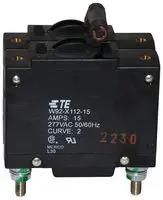 MAGNETIC CIRCUIT BREAKER, 2P, 15A, 277V