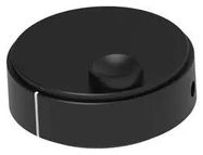 KNOB, ROUND SHAFT, ALUMINIUM, 44.5MM
