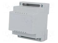 Enclosure: for DIN rail mounting; Y: 89mm; X: 69.7mm; Z: 64.7mm; ABS KRADEX