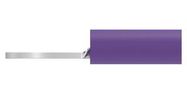 TERMINAL, RING TONGUE, #6, 20AWG, PURPLE