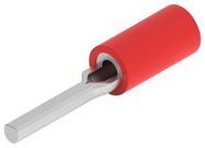 TERMINAL, PIN, 23.8MM, 16-22AWG, RED