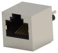 RJ45 CONNECTOR, JACK, 1PORT, TH