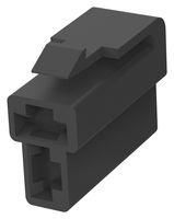 CONNECTOR HOUSING, RCPT, 2POS, 6MM