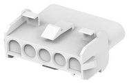 CONNECTOR HOUSING, RCPT, 5POS, 6.35MM