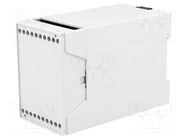 Enclosure: for DIN rail mounting; Y: 109mm; X: 55mm; Z: 75mm; ABS BOPLA