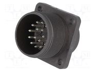 Connector: circular; socket; CM; IP67; PIN: 17; male; 4A; 50V; 1.5mm2 HIRSCHMANN