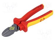 Pliers; side,cutting,insulated; 180mm; 1kVAC; 1.5kVDC C.K